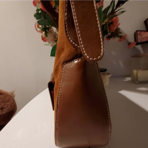 👜MARC JACOBS GENUINE LEATHER & SUEDE BAG vtg Gorgeous 😍 Authentic - Picture 6 of 16